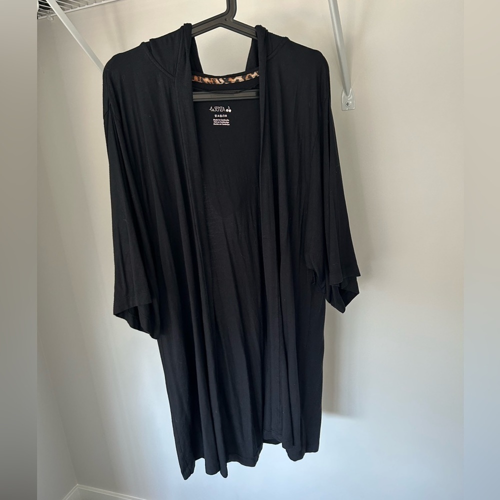 🧡5/$25🧡La SENZA Black Robe-NO WRAPPING TIE